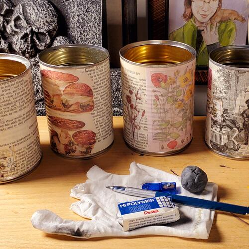 Upcycled Soup and Vegetable Cans No. 01