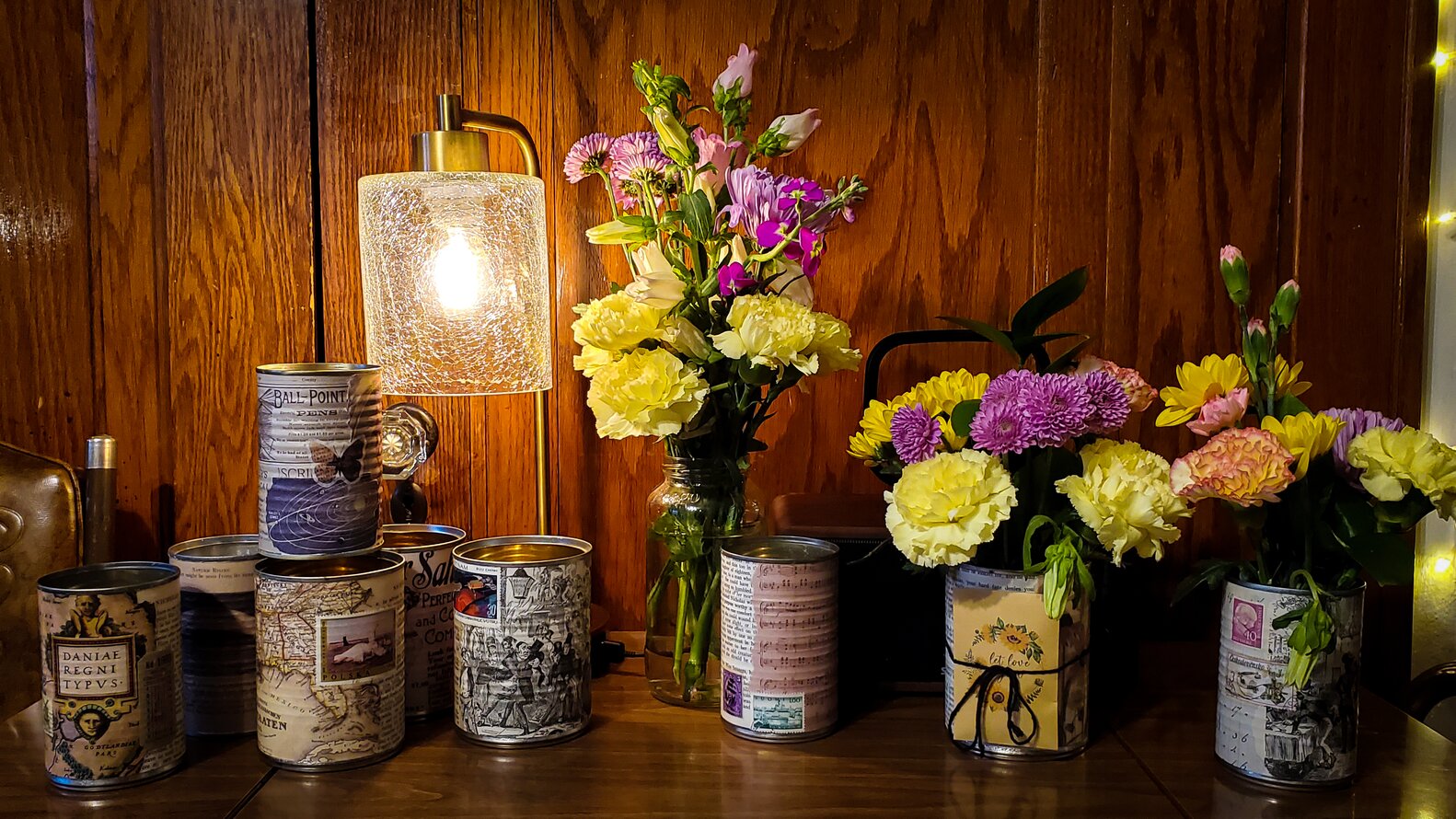 Upcycled Soup and Vegetable Cans No. 02