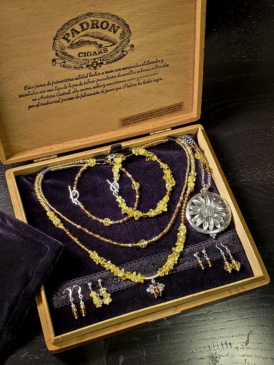 Upcycled Cigar Presentation Jewelry Box