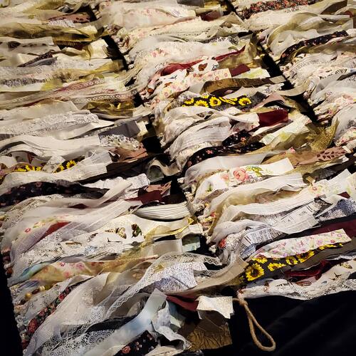 Upcycled Fabric Rag Garlands No. 2