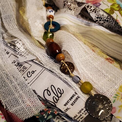 Upcycled Fabric Rag Garlands No. 4