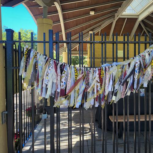 Upcycled Fabric Rag Garlands No. 7