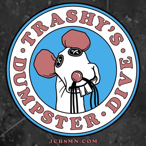 Trashy's Dumpster Dive by JC B8MN Logo