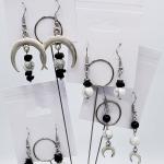 "Alis Noctis" Mix-and-Match Jewelry Set, Earrings