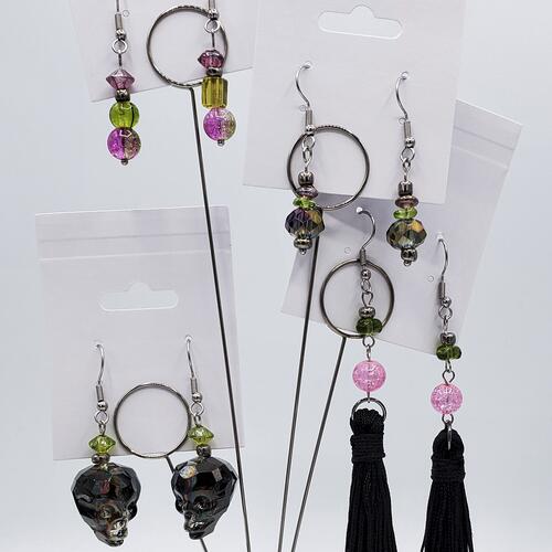 "Dulce Vespertilio" Mix-and-Match Jewelry Set, Earrings