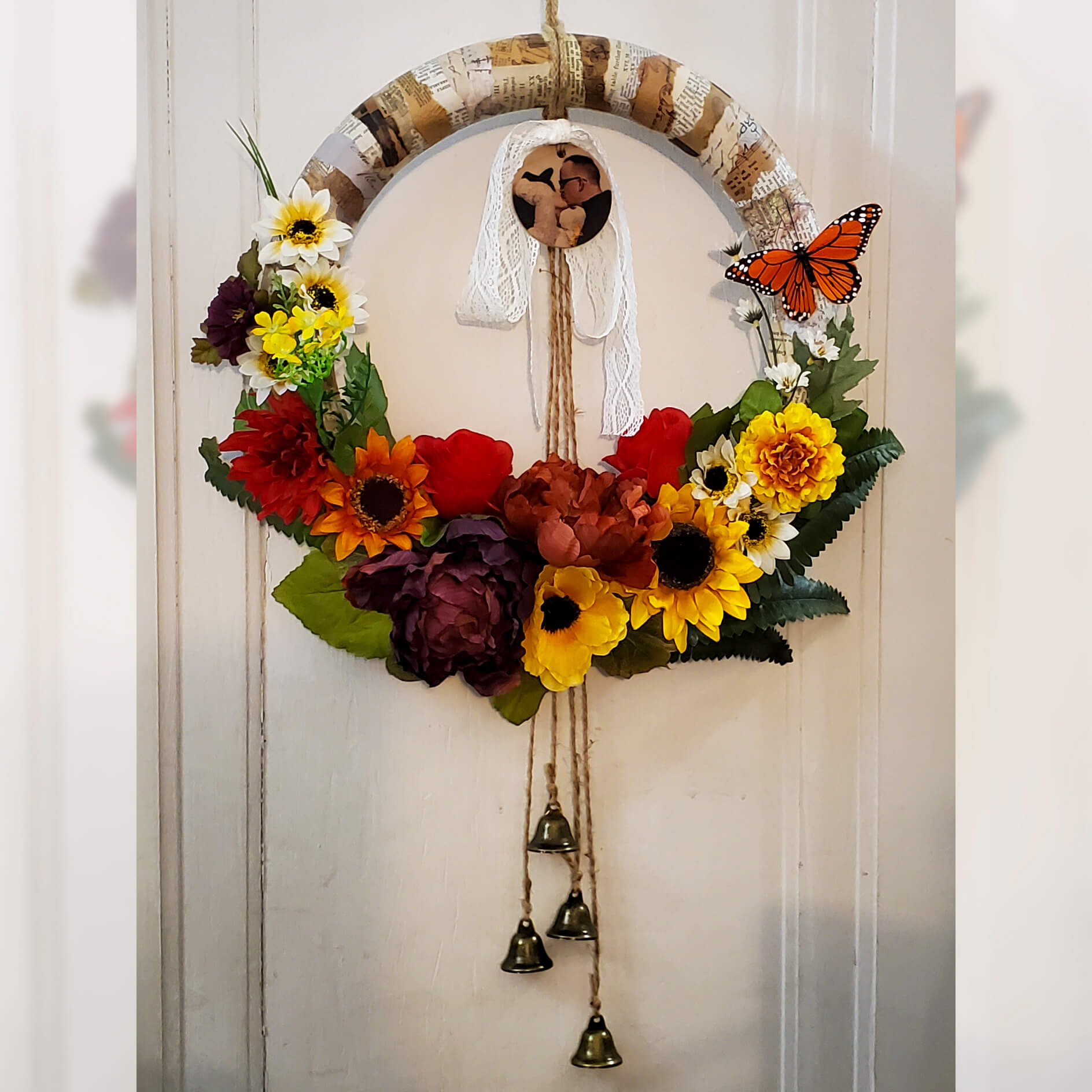 Craft Project: Dan and Jen Bateman Wedding Wreath