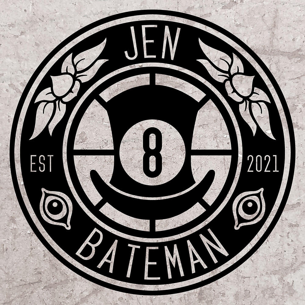 JC B8MN Circle Top Hat Logo