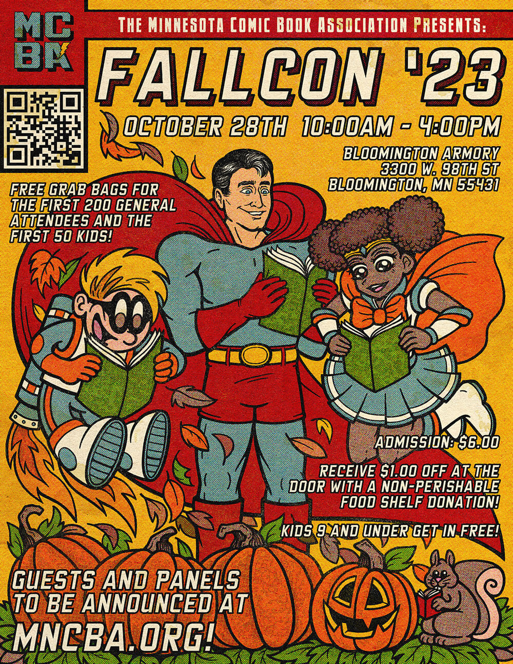 Minnesota Comic Book Association FallCon 2023 Flyer