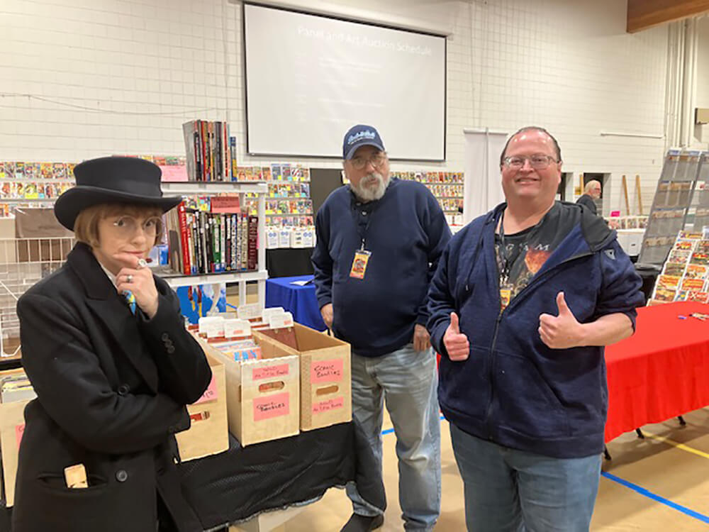 28 October 2023, Left to Right: Jen Bateman, Brian Wilson, Pat Gruber