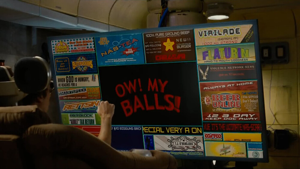 Screenshot from "Idiocracy" (2006) Screenshot from "Idiocracy" (2006)