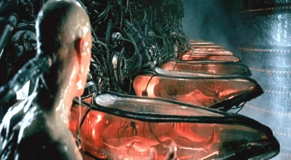 Screenshot from "The Matrix" (1999) Screenshot from "The Matrix" (1999)