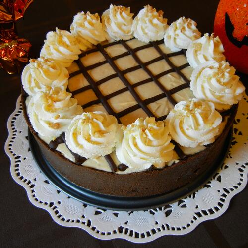 Creamy Chocolate Peanut Butter Pie with Stabilized Whipped Cream