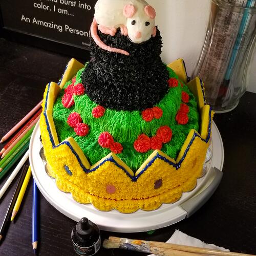 2019-02-23 Jen's Crown Birthday Cake