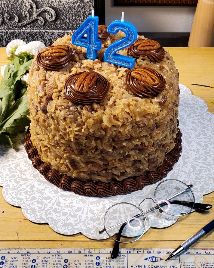 Jen's 42nd Birthday German Chocolate Cake