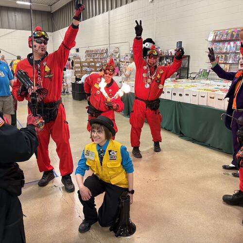 Jen Bateman with 2025 St. Paul Vulcan Krewe