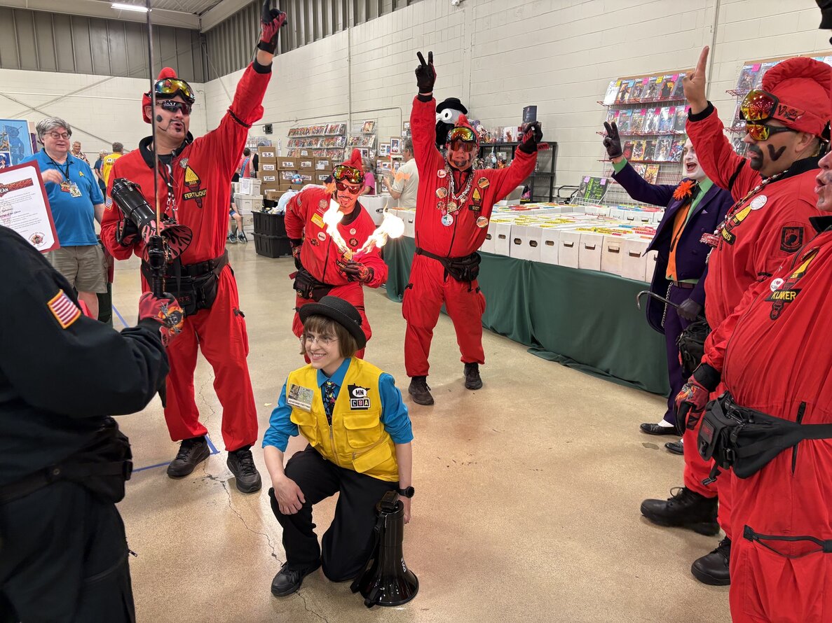 Jen Bateman with 2025 St. Paul Vulcan Krewe