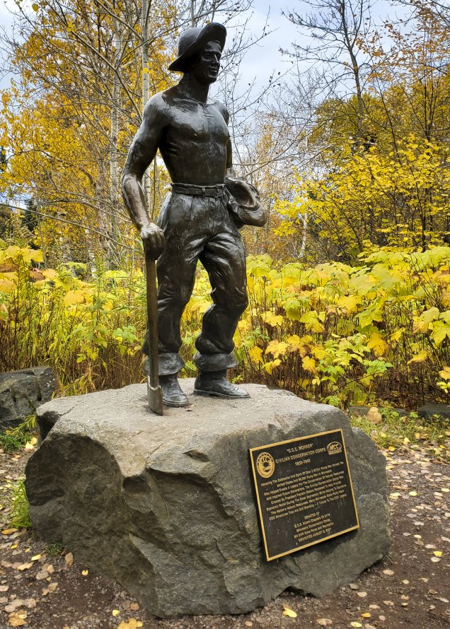 Gooseberry Falls State Park: C.C.C. Worker Memorial