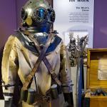 Lake Superior Maritime Visitor Center: 1920s Era Diving Pump and Suit
