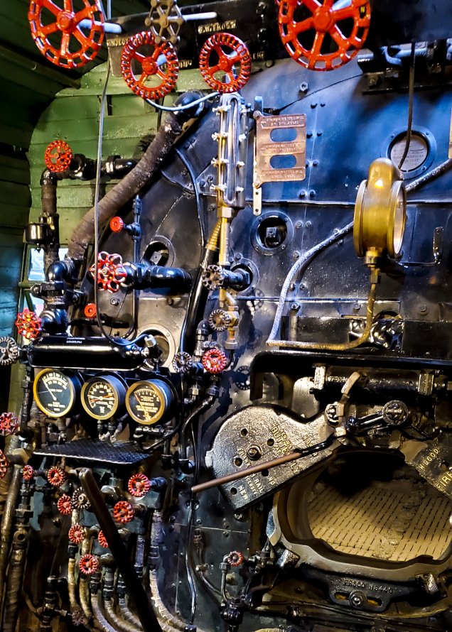 Lake Superior Railroad Museum: Steam Locomotive Mallet No. 227 Engine Room