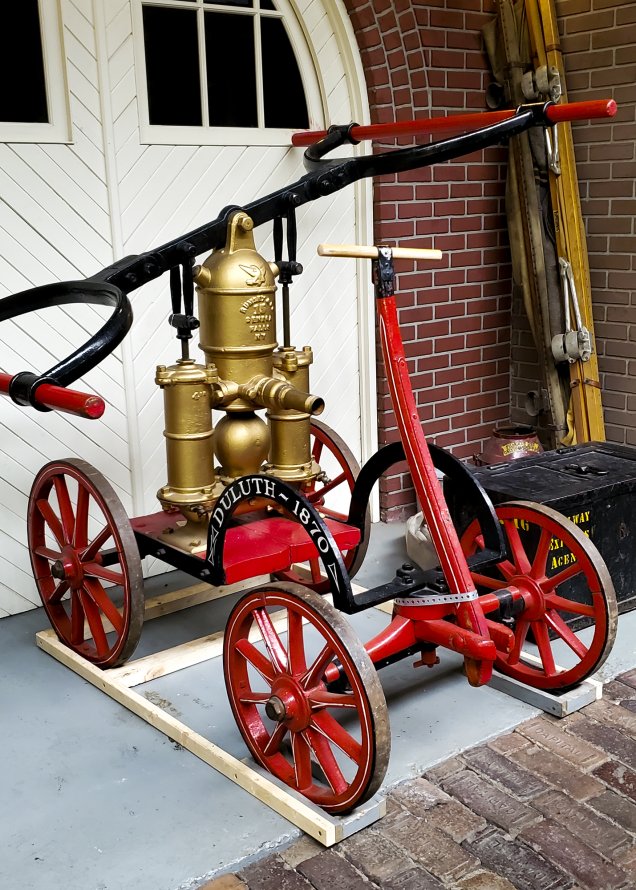 Lake Superior Railroad Museum: 1870 Water Pump Cart