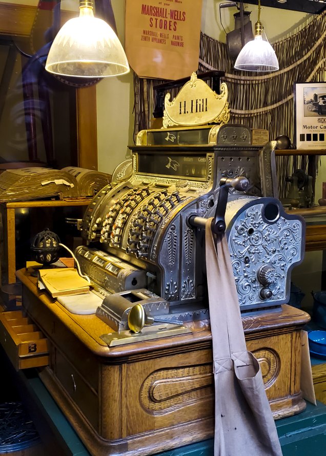 Lake Superior Railroad Museum: Antique Cash Register