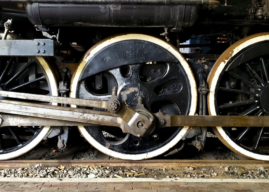Lake Superior Railroad Museum: Minnesota Steel Company H.K. Porter No. 7 Wheels