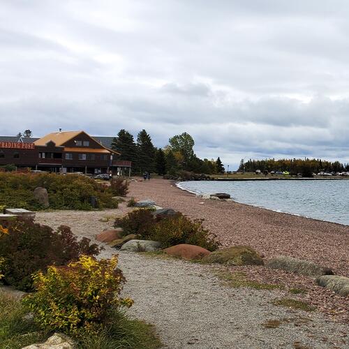 Grand Marais: Harbor, Facing Northeast