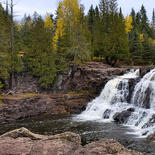 Gooseberry Falls State Park: Upper Falls