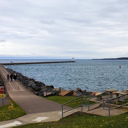 Two Harbors: Breakwater Light