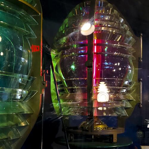 Lake Superior Maritime Visitor Center: Fresnel Lenses