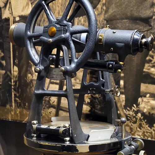 Lake Superior Maritime Visitor Center: Engineer's and Surveyor's Transit