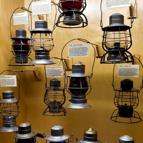 Lake Superior Railroad Museum: Antique Railroad Lanterns