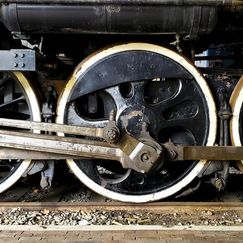 Lake Superior Railroad Museum: Minnesota Steel Company H.K. Porter No. 7 Wheels