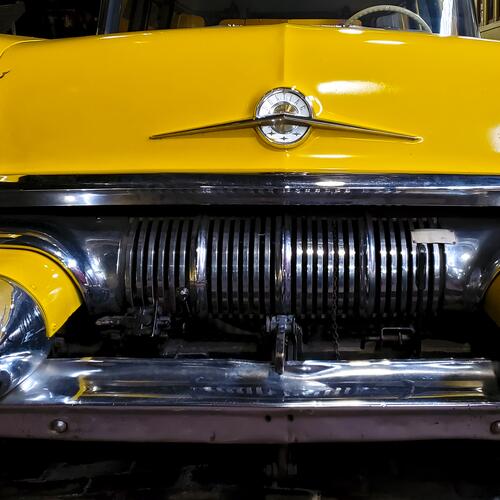 Lake Superior Railroad Museum: Erie Mining 1957 Pontiac Hi-Rail Inspection Car